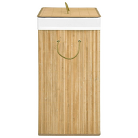 vidaXL Bamboo Laundry Basket 100 L - Stylish Storage Solution