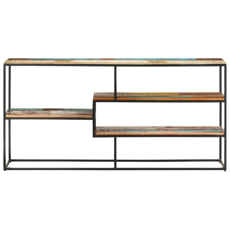 Sideboard 150x30x75 cm - Solid Reclaimed Wood | Industrial Charm