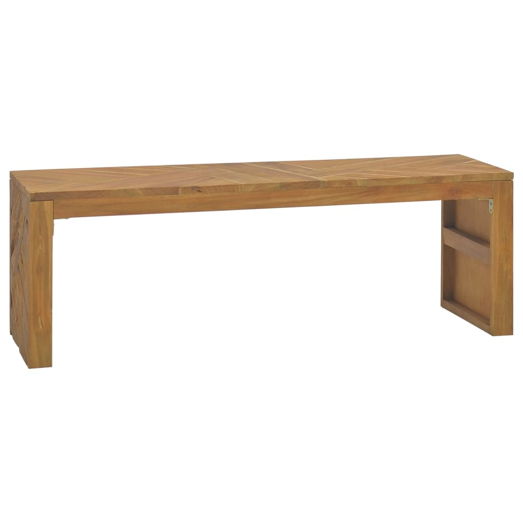 TV Stand 110x60x38 cm Solid Teak Wood - Stylish and Functional Design