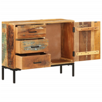 Sideboard 88x30x73 cm | Solid Reclaimed Wood | Eco-Friendly Furniture