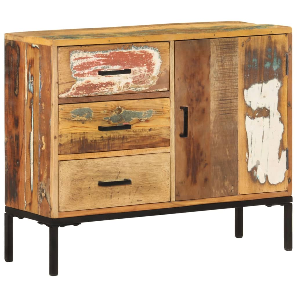 Sideboard 88x30x73 cm | Solid Reclaimed Wood | Eco-Friendly Furniture