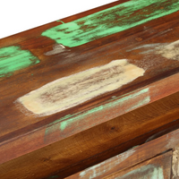 TV Cabinet Multicolour 110x30x40 cm | Solid Reclaimed Wood