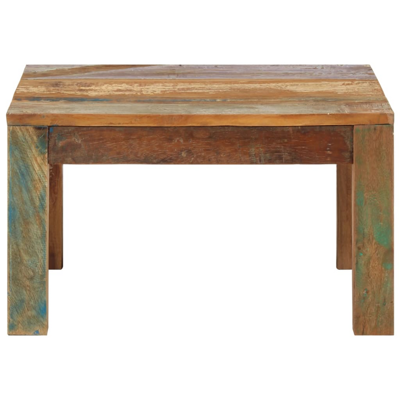 Coffee Table 60x60x35 cm Solid Reclaimed Wood - Rustic Charm for Your Home