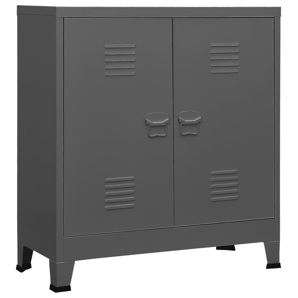 Industrial Storage Chest Anthracite Steel - Durable and Stylish Storage Solution