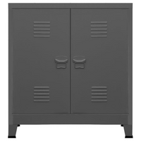 Industrial Storage Chest Anthracite Steel - Durable and Stylish Storage Solution