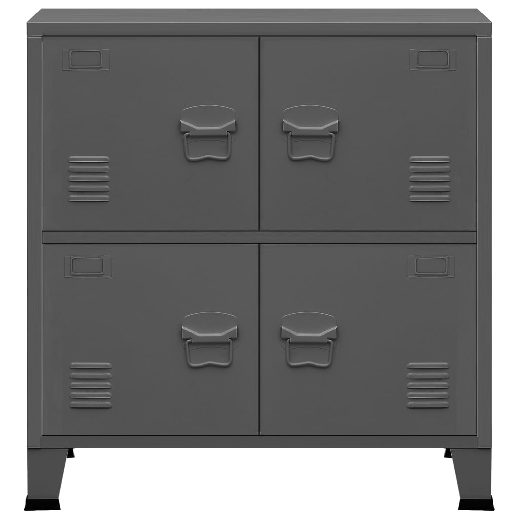 Industrial Storage Chest Anthracite 75x40x80 cm Steel - Neatly Organize Your Space