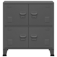 Industrial Storage Chest Anthracite 75x40x80 cm Steel - Neatly Organize Your Space