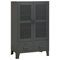 Industrial Storage Chest Anthracite Metal - Sturdy and Stylish