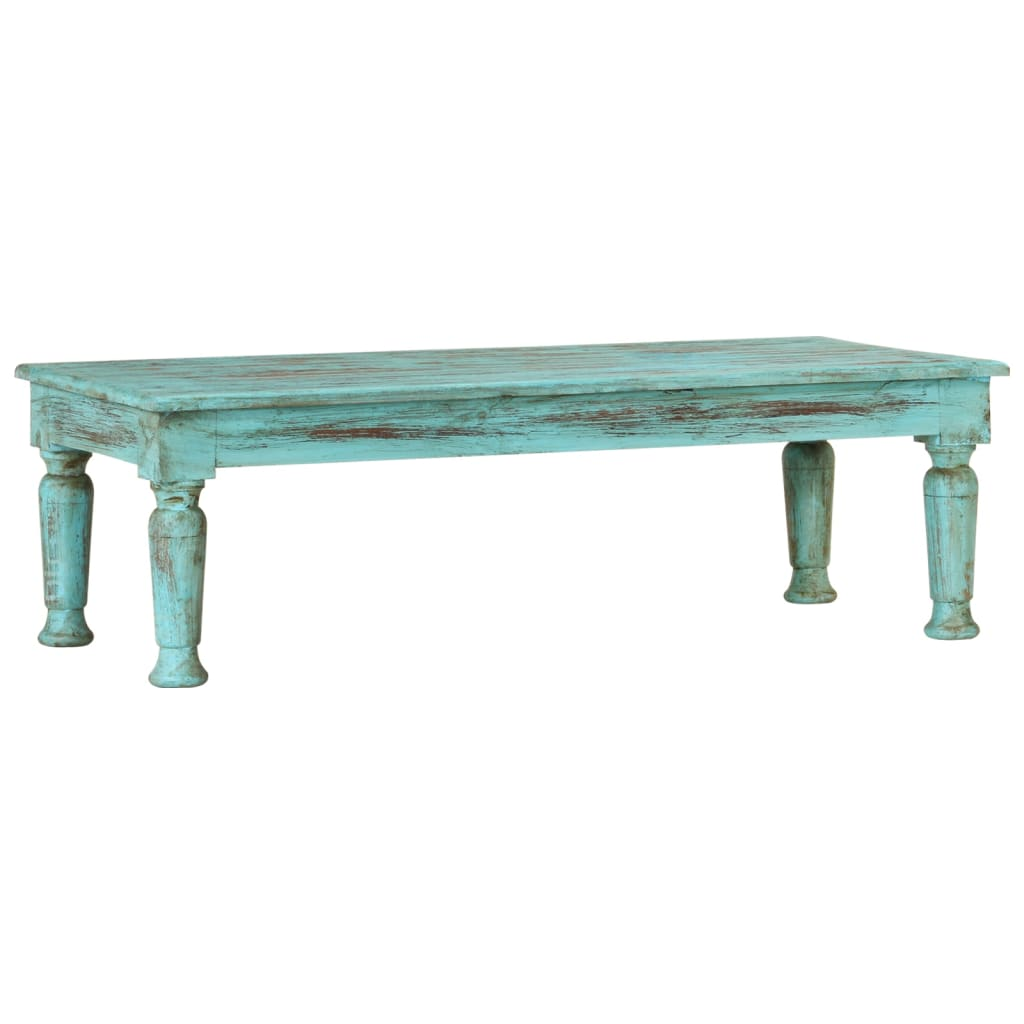 Coffee Table 110x50x34 cm Solid Wood Reclaimed - Buy Online