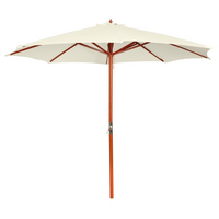 Parasol 300x258 cm Sand White - Create Shade and Enjoy the Summer