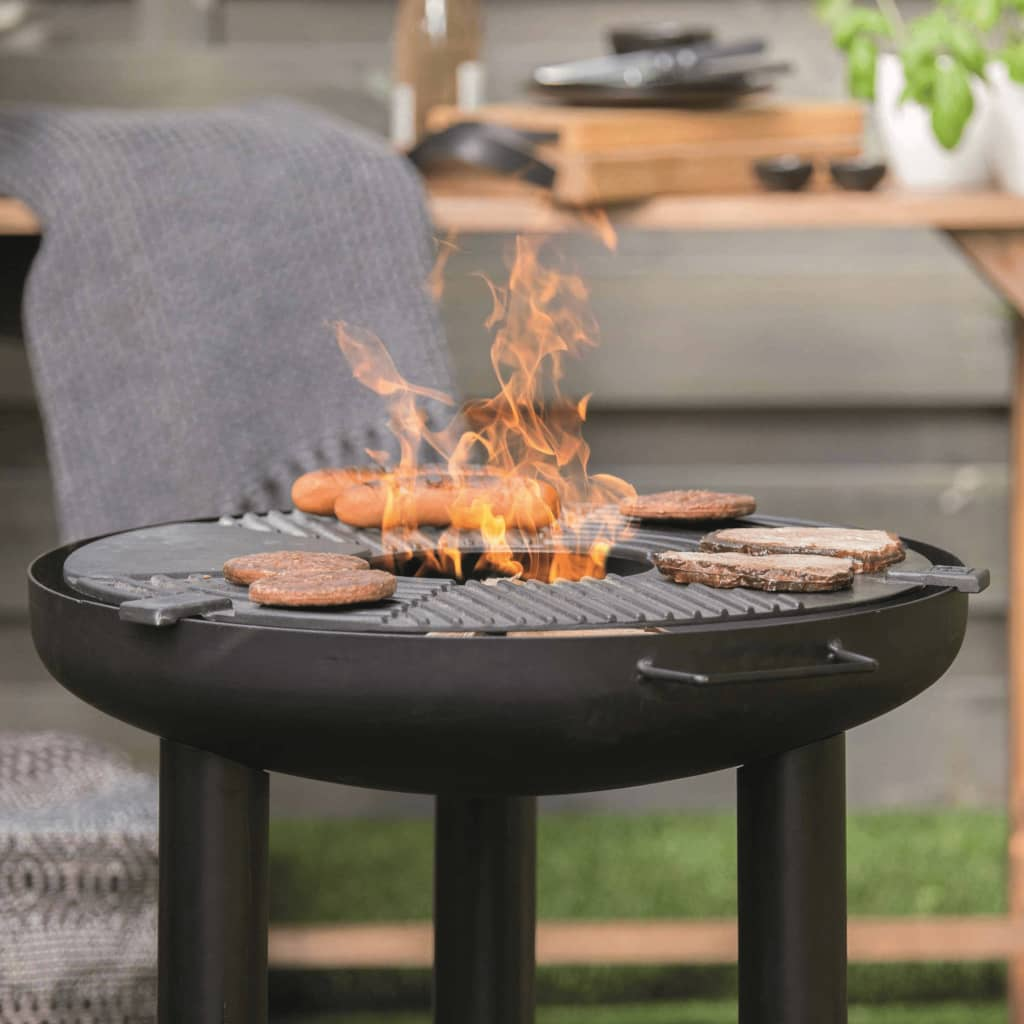 RedFire BBQ Plancha Grill Black Steel - Premium Outdoor Cooking Experience