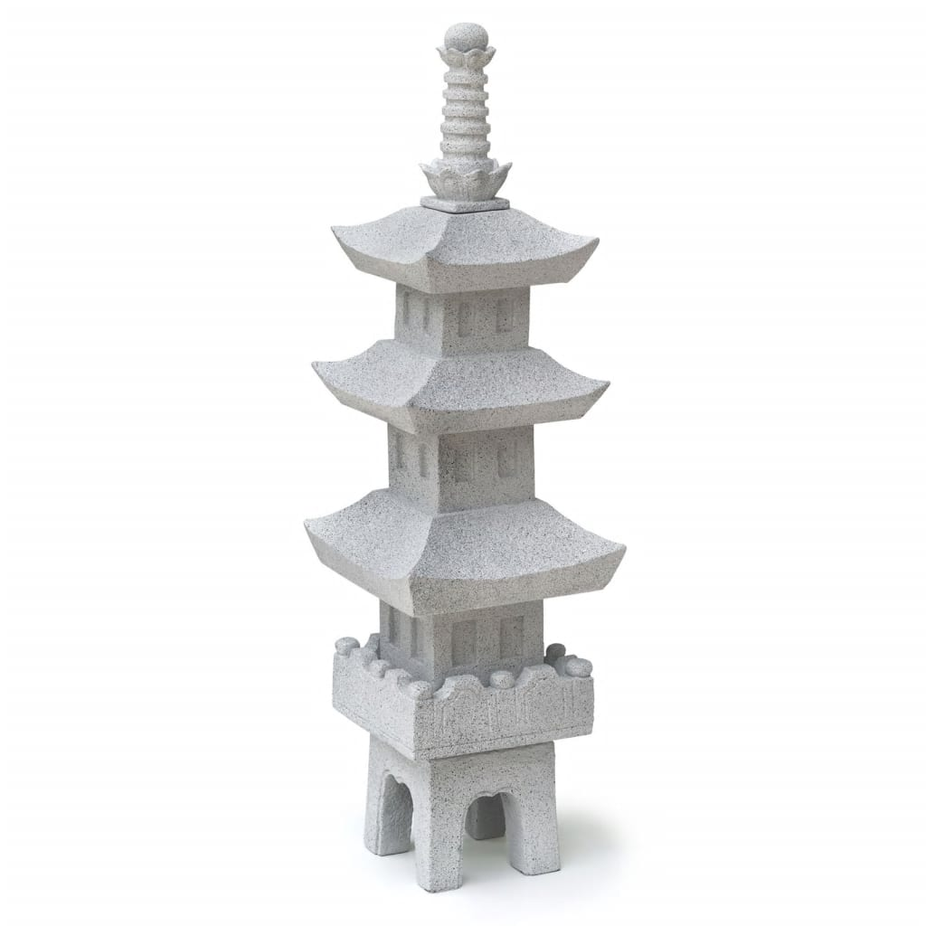 Ubbink Garden Lantern Acqua Arte JAPAN PAGODE - Decorative 3-Tier Garden Lantern