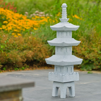 Ubbink Garden Lantern Acqua Arte JAPAN PAGODE - Decorative 3-Tier Garden Lantern