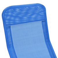 Folding Sun Loungers 2 pcs Textilene Blue - Relax in Style