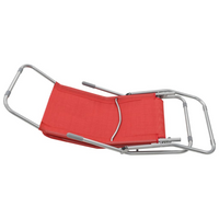 Folding Sun Loungers 2 pcs Textilene Red - Relax in Style