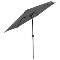 Outdoor Parasol with Metal Pole 300 cm Anthracite