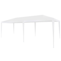 vidaXL Party Tent 3x6m PE White - Outdoor Canopy for Entertaining