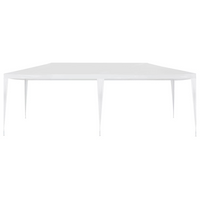 vidaXL Party Tent 3x6m PE White - Outdoor Canopy for Entertaining