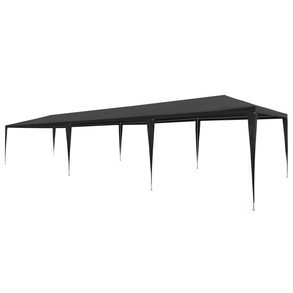 vidaXL Party Tent 3x9m PE Anthracite - Outdoor Canopy for Entertaining