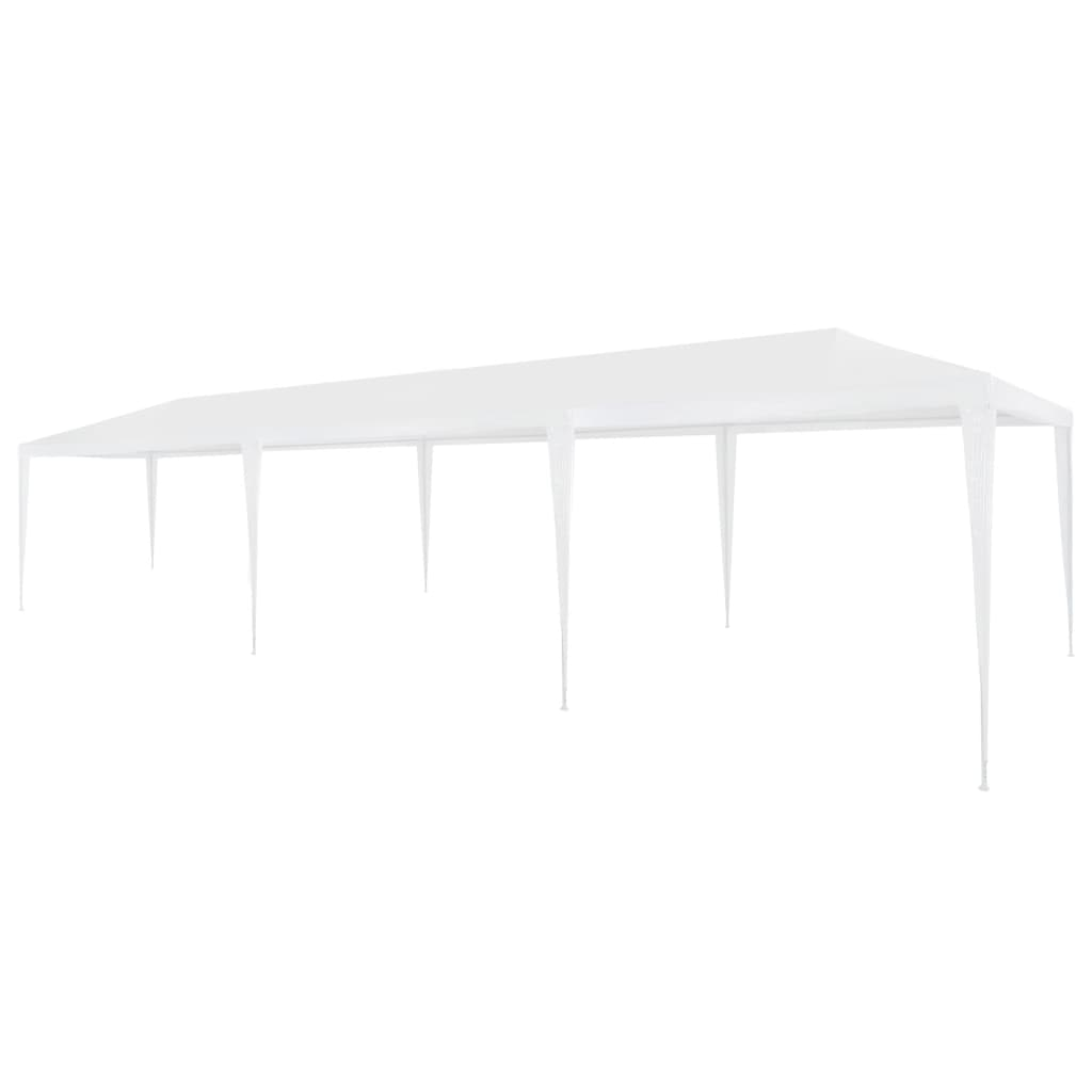 vidaXL Party Tent 3x9 m PE White - Outdoor Canopy for Entertaining