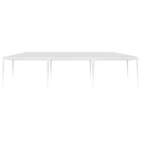 vidaXL Party Tent 3x9 m PE White - Outdoor Canopy for Entertaining