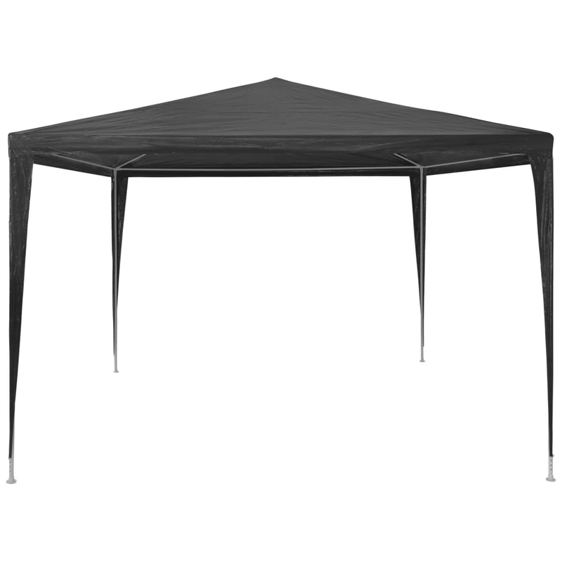 Party Tent 3x3 m PE Anthracite - Outdoor Canopy for Entertaining