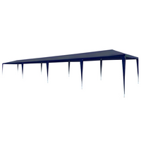 Party Tent 3x12 m PE Blue - Outdoor Canopy for Memorable Gatherings