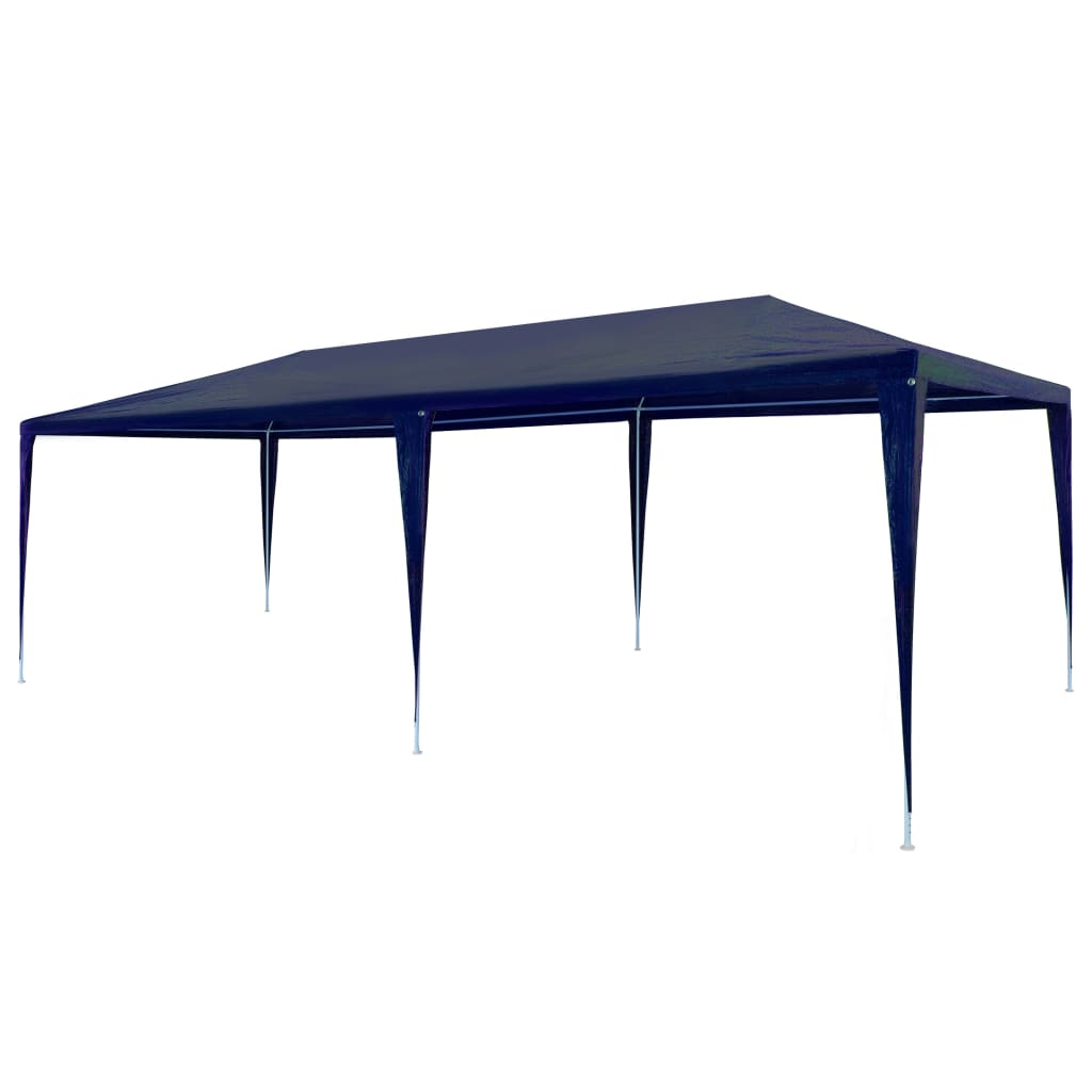 vidaXL Party Tent 3x6 m PE Blue - Outdoor Canopy for Family Gatherings