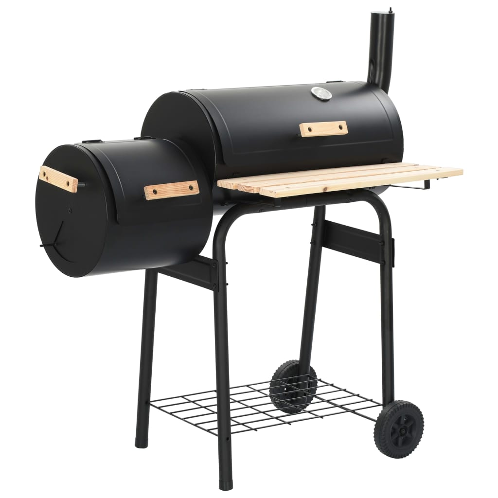 Classic Charcoal BBQ Offset Smoker - Premium Smoker for Grilling, Smoking, and Flavoring