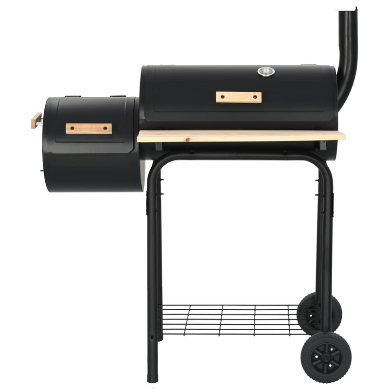 Classic Charcoal BBQ Offset Smoker - Premium Smoker for Grilling, Smoking, and Flavoring