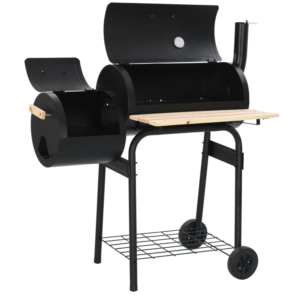 Classic Charcoal BBQ Offset Smoker - Premium Smoker for Grilling, Smoking, and Flavoring