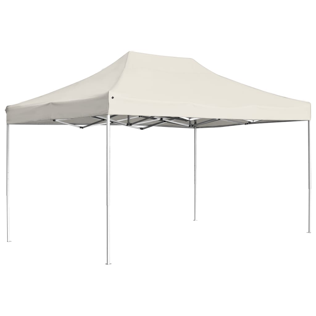 vidaXL Professional Folding Party Tent Aluminium 4.5x3 m Cream