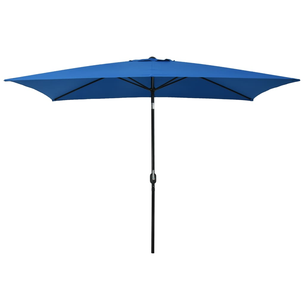 Outdoor Parasol with Metal Pole 300x200 cm Azure - High-Quality, UV Protective, and Easy to Clean