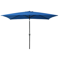 Outdoor Parasol with Metal Pole 300x200 cm Azure - High-Quality, UV Protective, and Easy to Clean