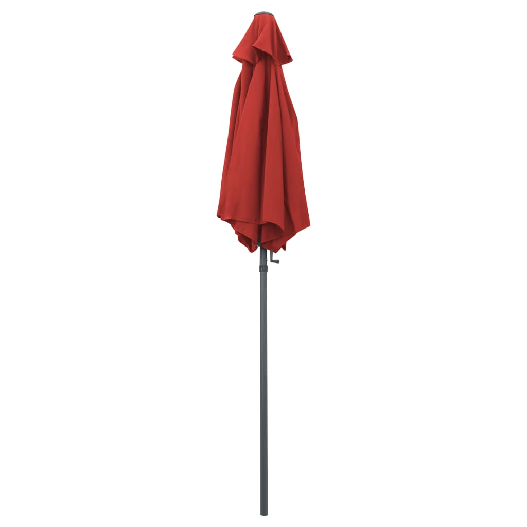 Parasol Terracotta 200x224 cm Aluminium - UV Protective and Portable