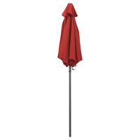 Parasol Terracotta 200x224 cm Aluminium - UV Protective and Portable