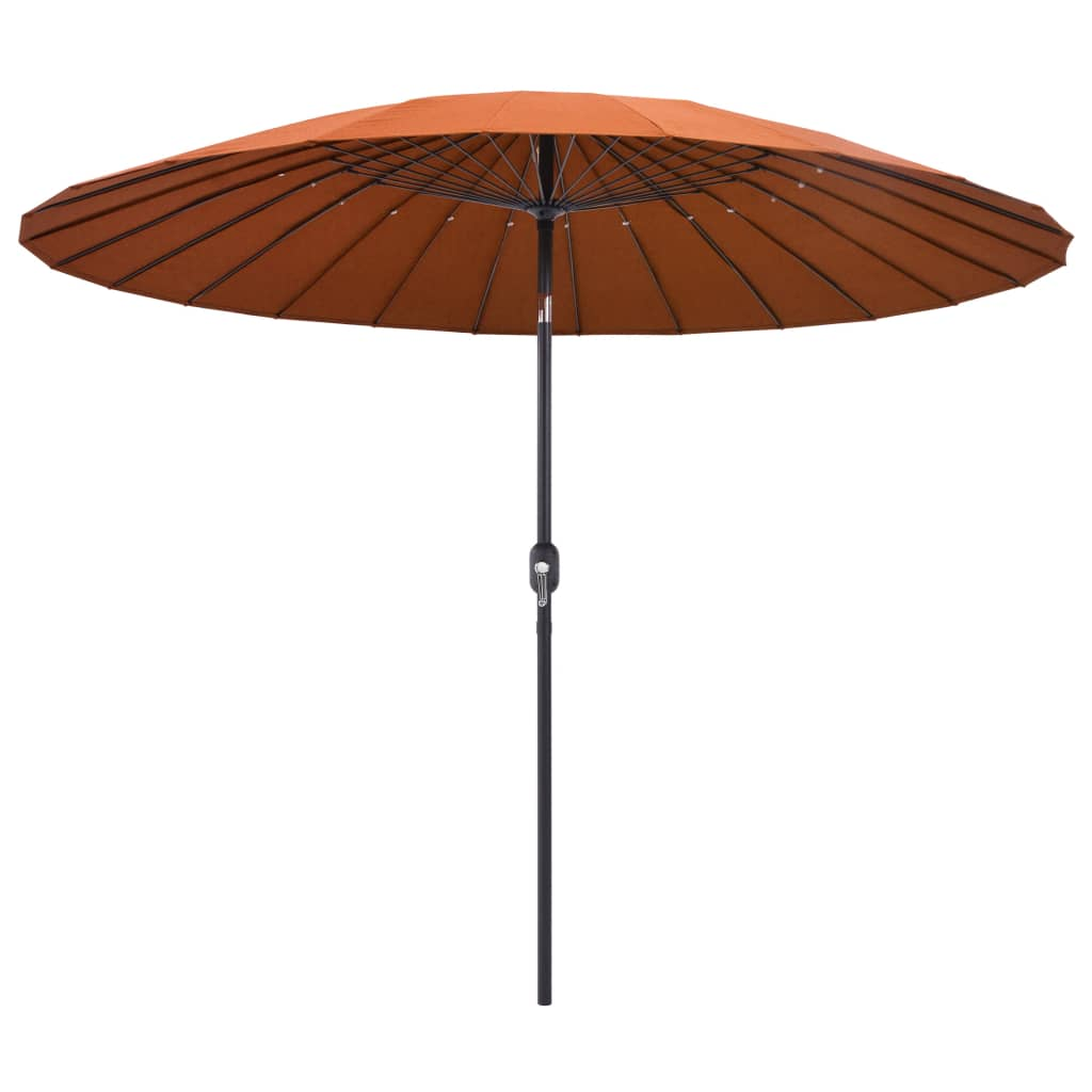 Outdoor Parasol with Aluminium Pole 270 cm Terracotta - UV Protective and Durable