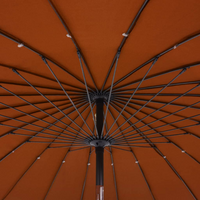 Outdoor Parasol with Aluminium Pole 270 cm Terracotta - UV Protective and Durable