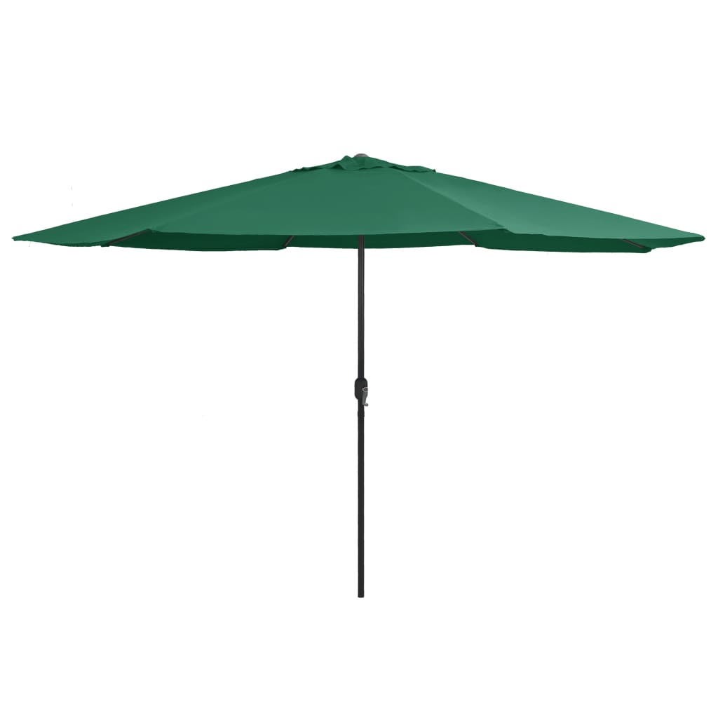 Outdoor Parasol with Metal Pole 390 cm Green | Create Shade and Stay Protected