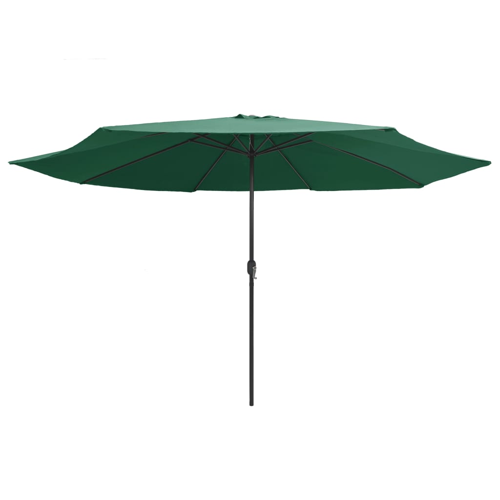 Outdoor Parasol with Metal Pole 390 cm Green | Create Shade and Stay Protected