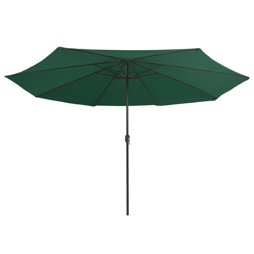 Outdoor Parasol with Metal Pole 390 cm Green | Create Shade and Stay Protected