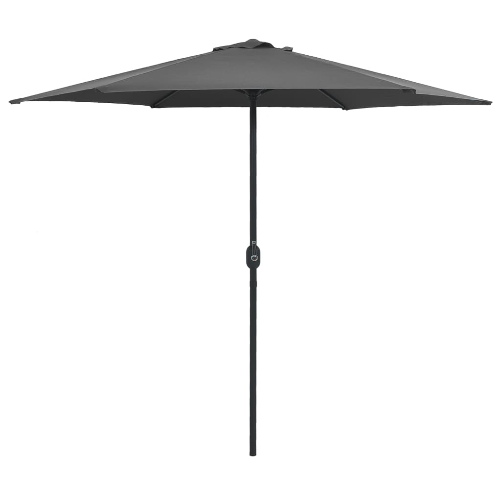 Outdoor Parasol with Aluminium Pole 270x246 cm Anthracite - UV Protective and Durable