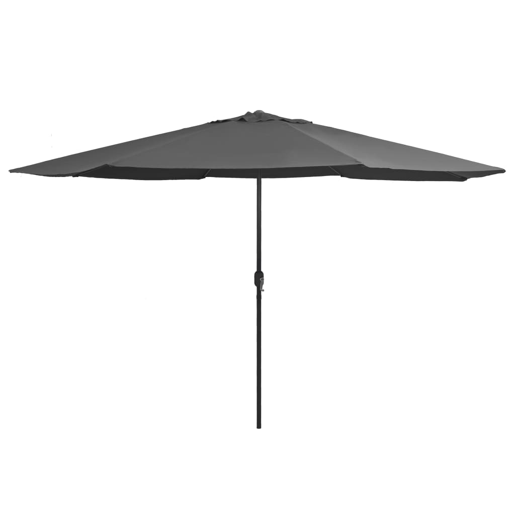 Outdoor Parasol with Metal Pole 390 cm Anthracite - Protect Yourself from the Sun