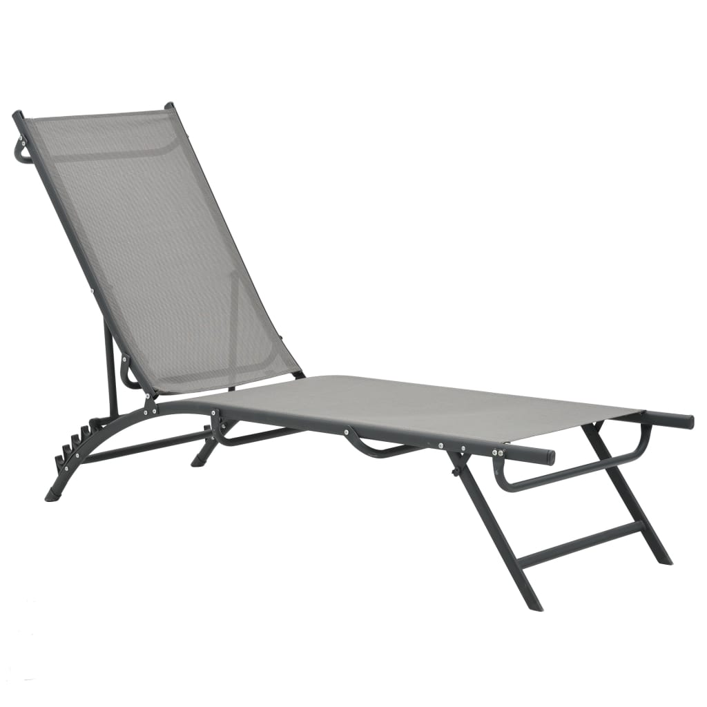 Sun Loungers 2 pcs | Textilene and Steel | Outdoor Furniture