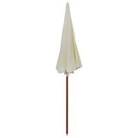 Parasol with Steel Pole 240 cm Sand - Sun Protection and Shade