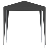 vidaXL Professional Party Tent 2x2 m Anthracite - Outdoor Canopy for Entertaining