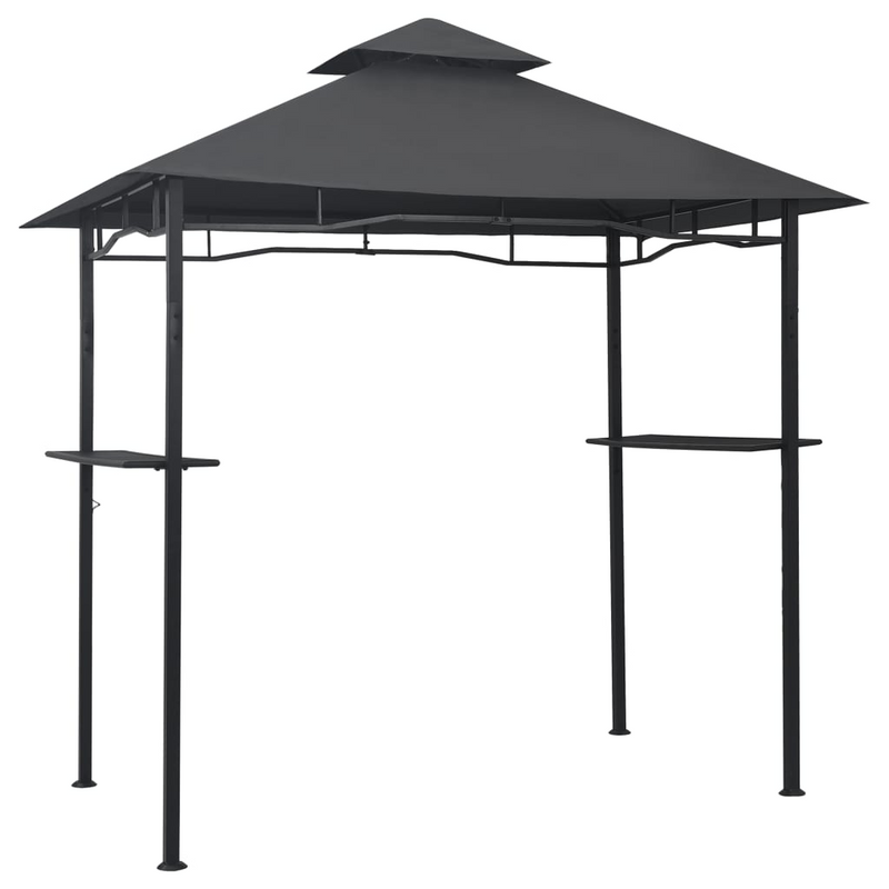 BBQ Gazebo 240x150x255 cm - Anthracite Steel | Weather Resistant & Durable