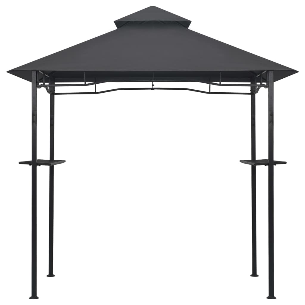 BBQ Gazebo 240x150x255 cm - Anthracite Steel | Weather Resistant & Durable