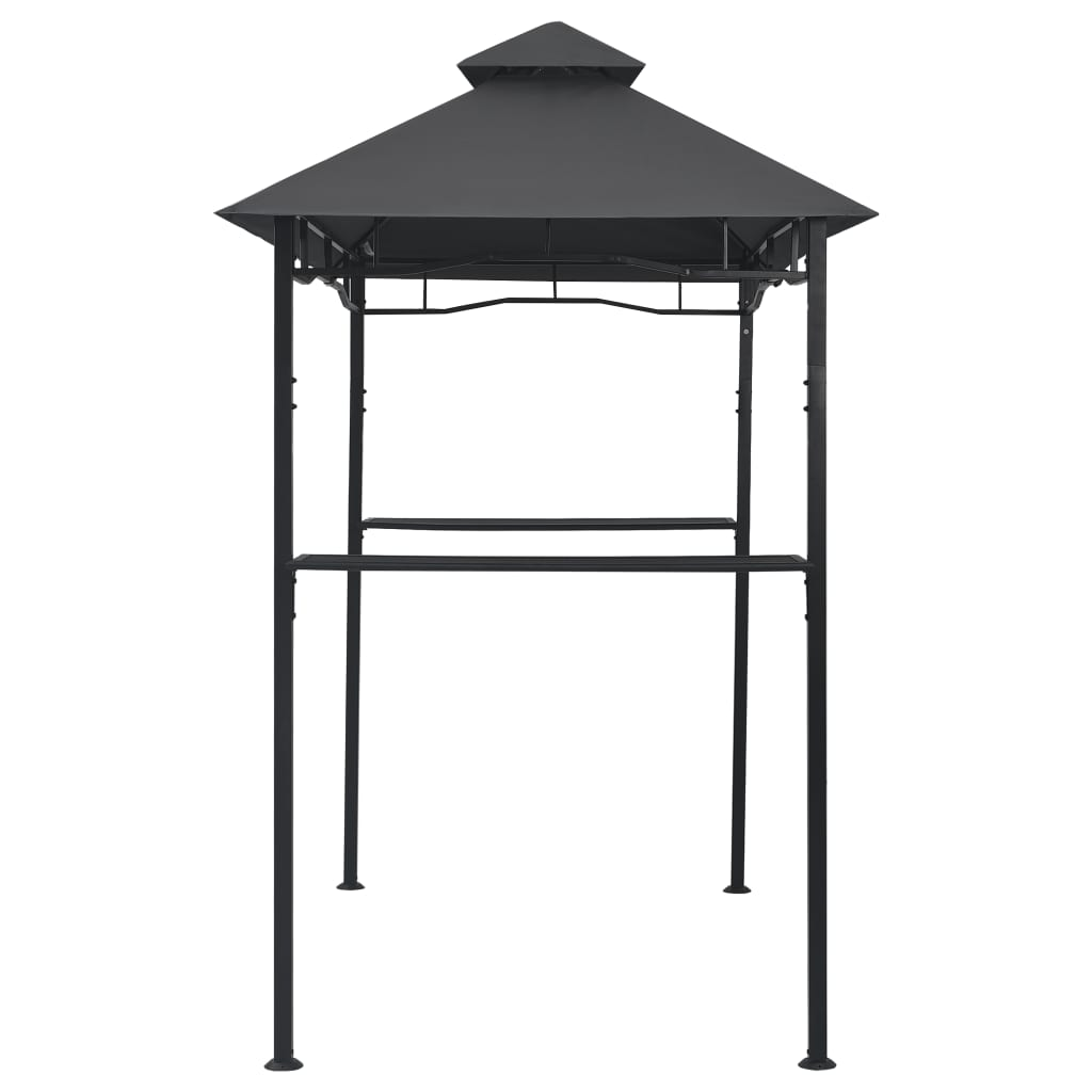 BBQ Gazebo 240x150x255 cm - Anthracite Steel | Weather Resistant & Durable