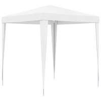 Party Tent 2x2 m White - Outdoor Canopy for Entertaining